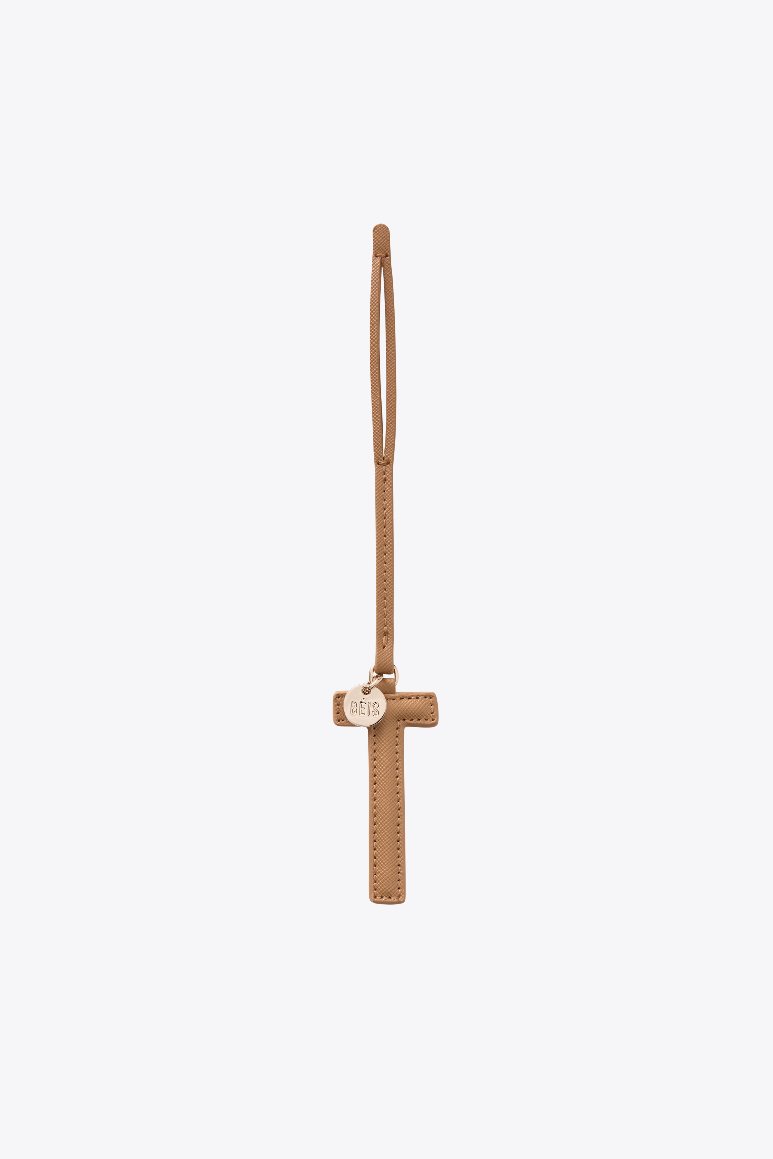 The Letter Charm in Camel