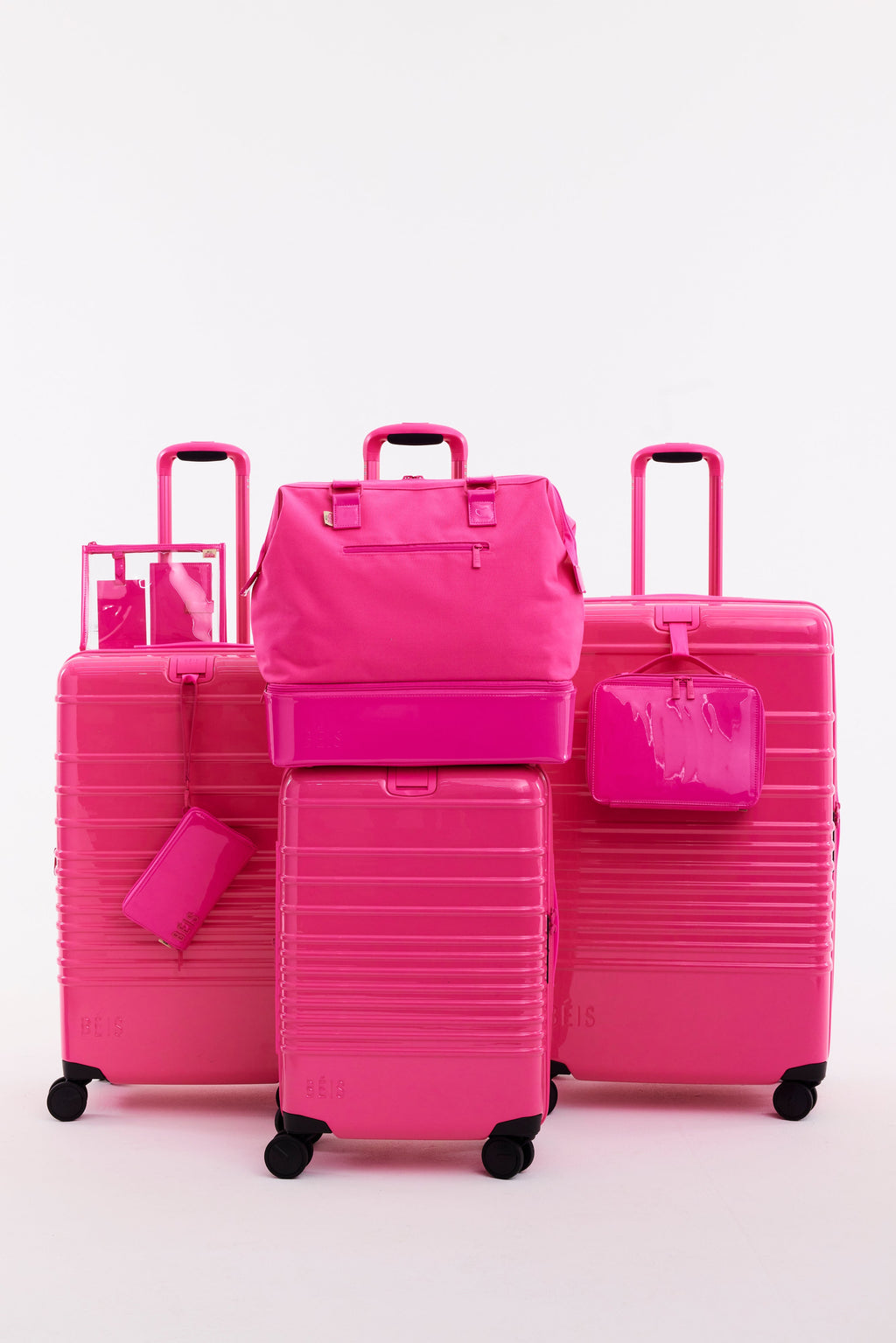 The Passport & Luggage Tag Set in Barbie™ Pink