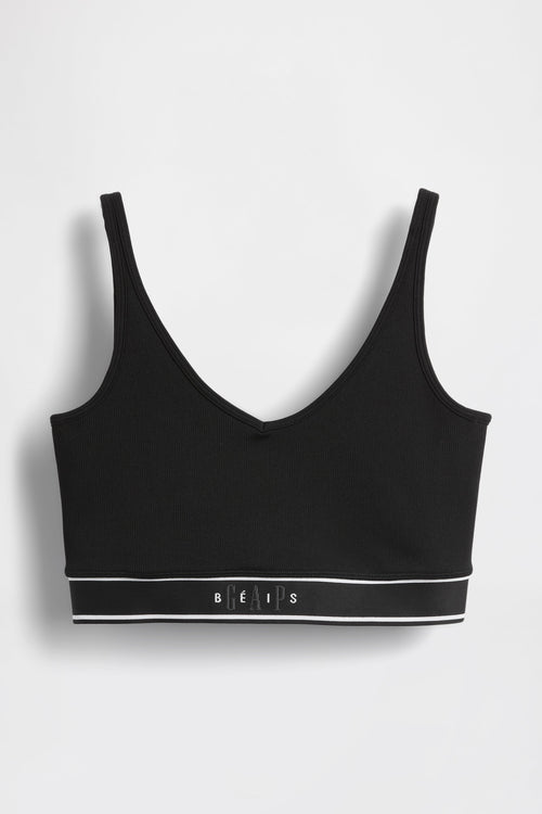 GAP X BEIS Seamless Logo Top in Black